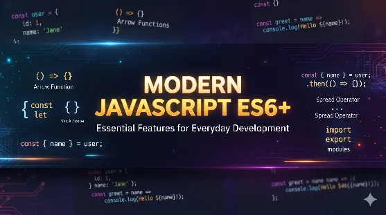 Modern JavaScript ES6+: Essential Features for Everyday Development